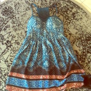 Sundress with crochet accent back